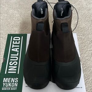 NWT-NEW Staheekum Men's Yukon 3M Thinsulate Winter Snow Boots - SIZE 11-BROWN